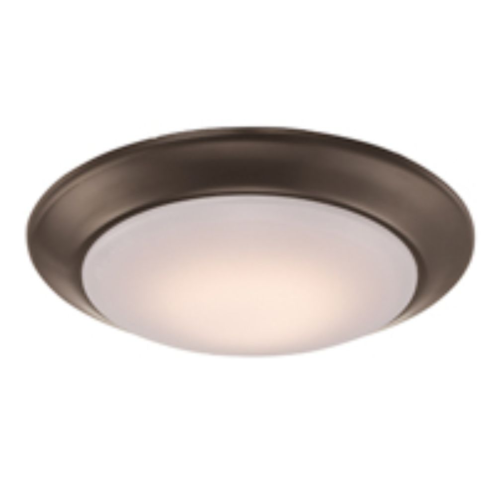 Trans Globe Lighting LED-30016-3 ROB Vanowen Recessed 6" Disk in Rubbed Oil Bronze